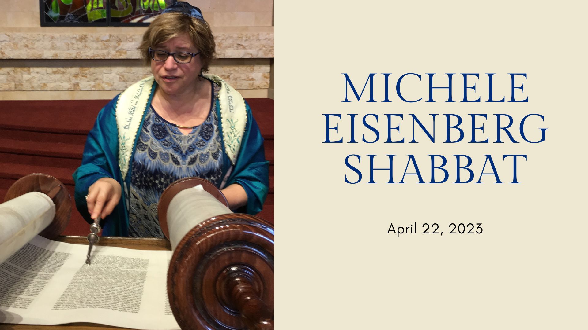 Kiddush in Memory of Michele Eisenberg z l April 22 Tikvat